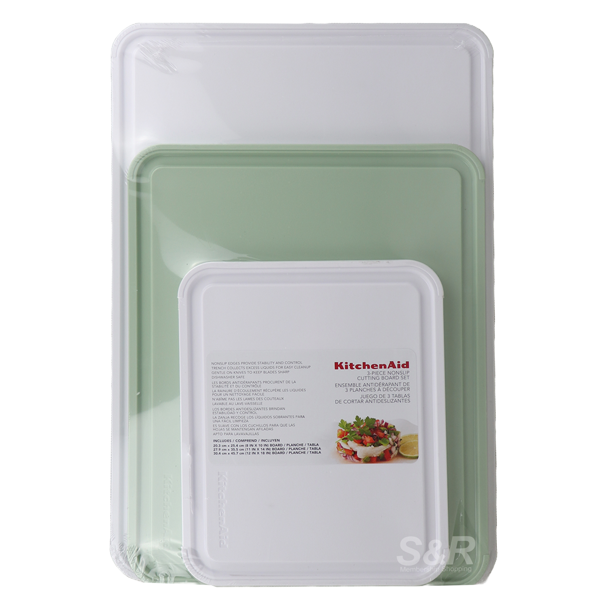 KitchenAid Nonslip Cutting Board 3pc set